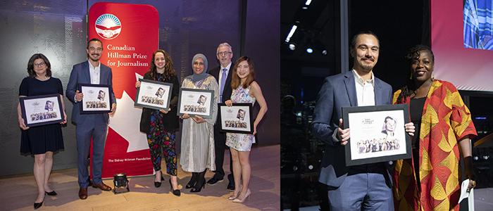 2022 Canadian Hillman Prize Winners